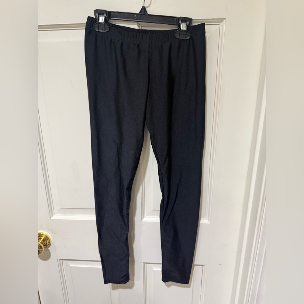 Steve Madden Shiny Black Leggings